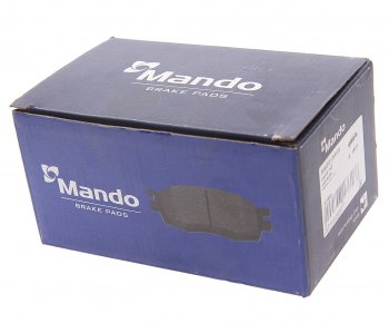 1 599 р. Колодки тормозные MITSUBISHI Pajero,Pajero Sport передние (4шт.) MANDO MANDO mbf015448 MANDO mbf015448  с доставкой в г. Кемерово. Увеличить фотографию 2
