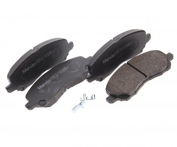 1 599 р. Колодки тормозные MITSUBISHI Pajero,Pajero Sport передние (4шт.) MANDO MANDO mbf015448 MANDO mbf015448  с доставкой в г. Кемерово. Увеличить фотографию 1