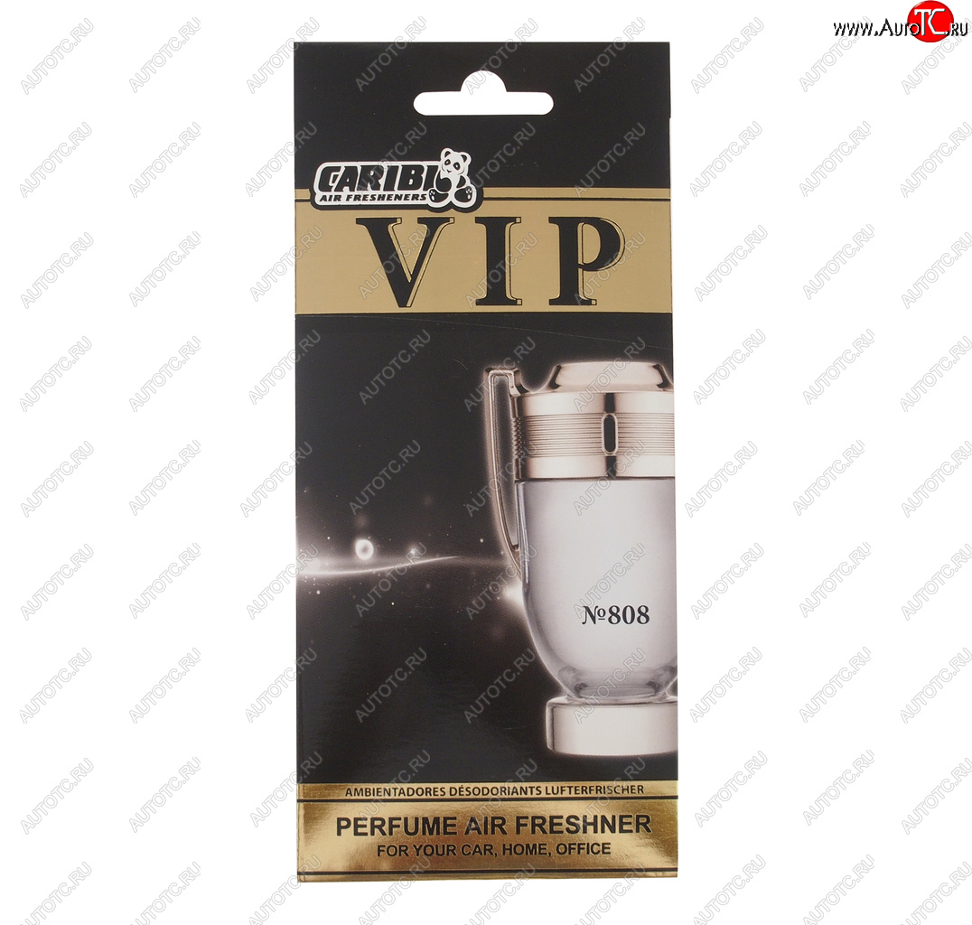 234 р. Ароматизатор подвесной пластина (№808 Paco Rabanne Invictus) CARIBI CARIBI crb808  с доставкой в г. Кемерово