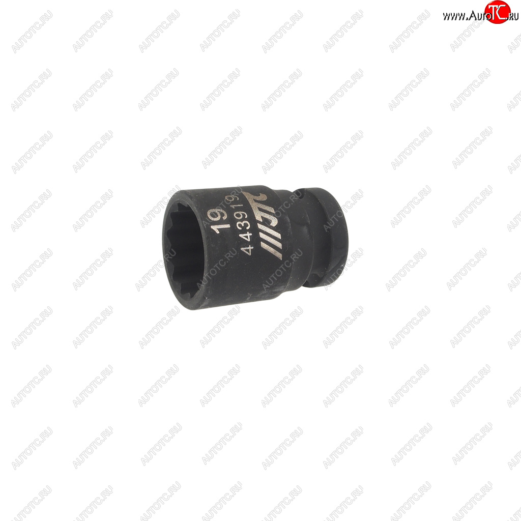 379 р. Головка торцевая 12 19мм 12-ти гранная ударная L=38мм JTC JTC TOOLS CO., LTD jtc-443919  с доставкой в г. Кемерово