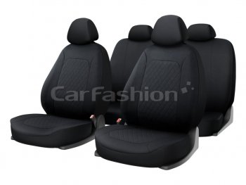 Авточехлы универсальные полиэстер черные (11 предм.) Cross CARFASHION CARFASHION 10127