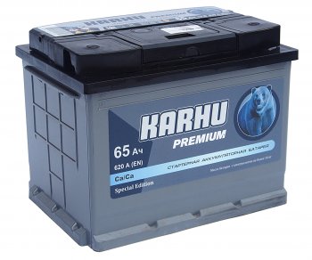 8 299 р. Аккумулятор KARHU Premium 65Ач обратная полярность KAINAR 6ст65(0)  с доставкой в г. Кемерово. Увеличить фотографию 1