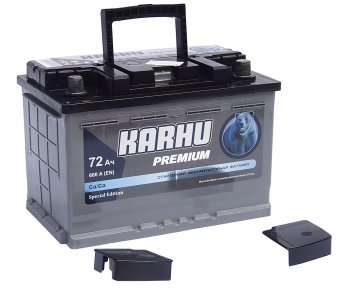 7 449 р. Аккумулятор KARHU Premium 72А/ч обратная полярность KAINAR 6ст72(0) KAINAR 6ст72(0)  с доставкой в г. Кемерово. Увеличить фотографию 3
