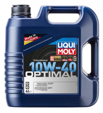 3 699 р. Масло моторное OPTIMAL 10W40 псинт.4л LIQUI MOLY LIQUI MOLY 3930  с доставкой в г. Кемерово. Увеличить фотографию 1