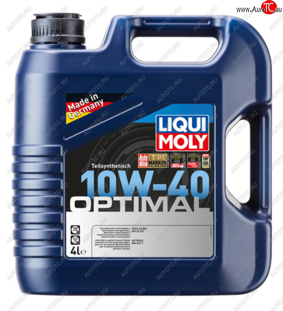3 699 р. Масло моторное OPTIMAL 10W40 псинт.4л LIQUI MOLY LIQUI MOLY 3930  с доставкой в г. Кемерово