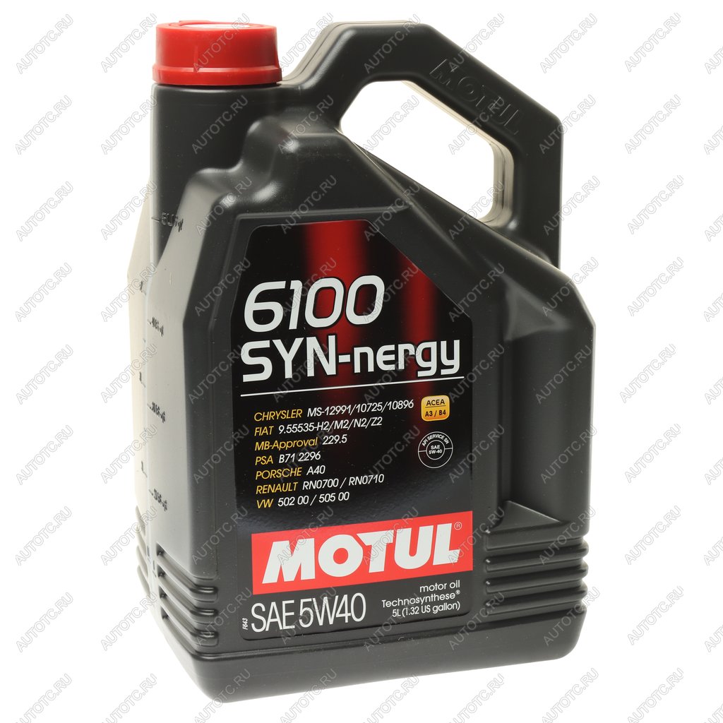4 999 р. Масло моторное 6100 SYNERGIE 5W40 псинт.5л MOTUL MOTUL 111690  с доставкой в г. Кемерово