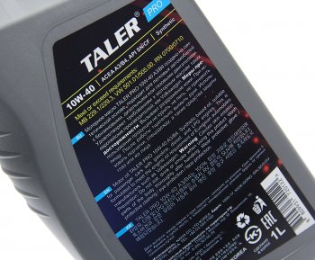 799 р. Масло моторное PRO A3B4 10W40 синт.1л TALER TALER 700111  с доставкой в г. Кемерово. Увеличить фотографию 2