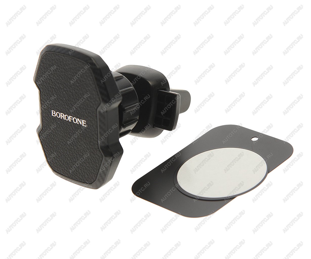 519 р. Держатель телефона на дефлектор магнитный черный BOROFONE BOROFONE bh110 black  с доставкой в г. Кемерово