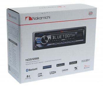 2 899 р. Магнитола автомобильная 1DIN NAKAMICHI NAKAMICHI nak-nq512bb  с доставкой в г. Кемерово. Увеличить фотографию 3