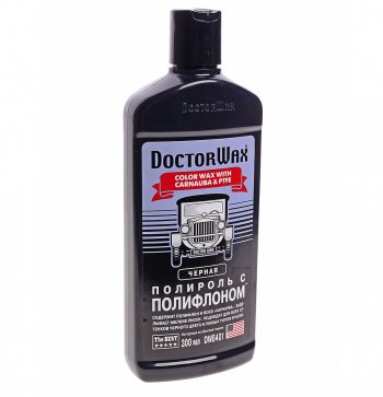 749 р. Полироль кузова с тефлоном черная 300мл DOCTOR WAX DOCTOR WAX dw8401  с доставкой в г. Кемерово. Увеличить фотографию 1