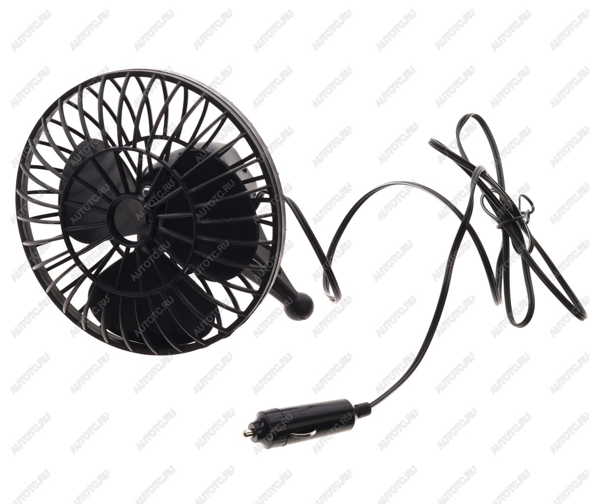 499 р. Вентилятор в салон 12V на присоске черный SKYWAY SKYWAY s01901001  с доставкой в г. Кемерово