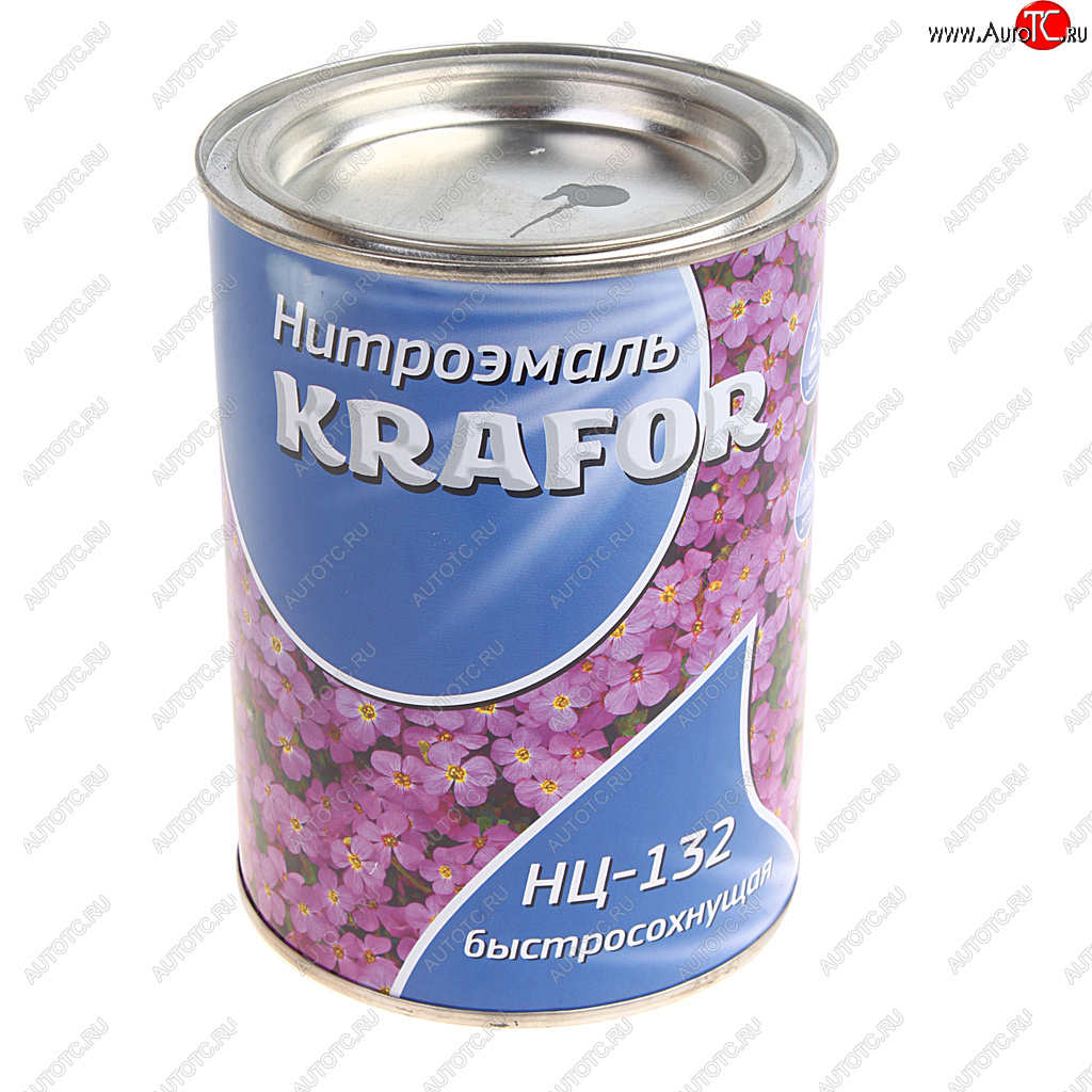 399 р. Краска серая 700г НЦ-132 KRAFOR KRAFOR 500  с доставкой в г. Кемерово