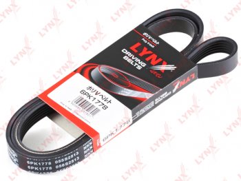 1 299 р. Ремень ЛАДА Largus генератора с кондиционером LYNX LYNX 6pk1778  с доставкой в г. Кемерово. Увеличить фотографию 1