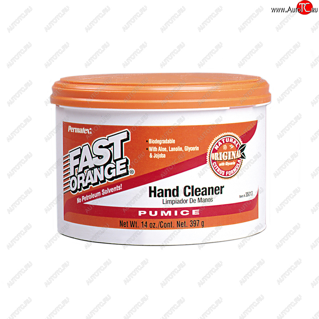 859 р. Очиститель рук крем для сухой очистки с пемзой 397г Fast Orange Hand Cleaner Cream Formula PERMATEX PERMATEX 35013  с доставкой в г. Кемерово