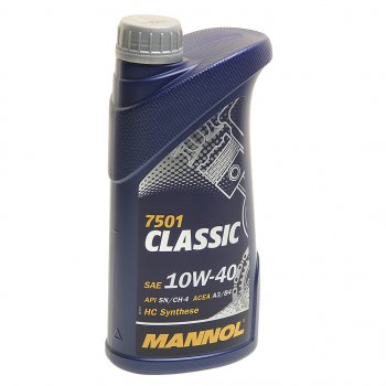 729 р. Масло моторное CLASSIC 10W40 CH-4SN псинт.1л 7501 MANNOL MANNOL 1100  с доставкой в г. Кемерово. Увеличить фотографию 1
