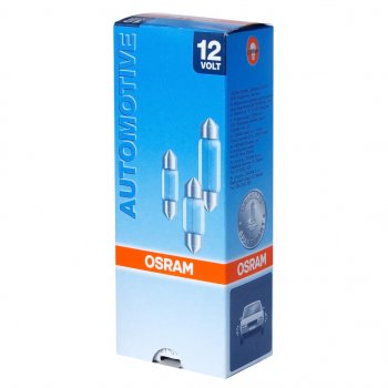 72 р. Лампа 12V C5W SV8.5-8 OSRAM OSRAM 6418  с доставкой в г. Кемерово. Увеличить фотографию 1