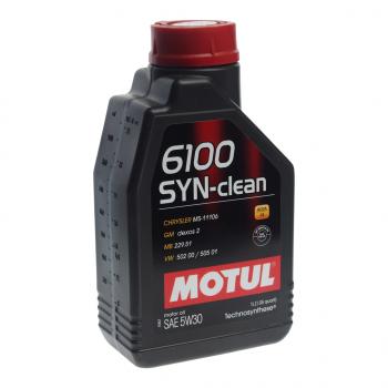 1 149 р. Масло моторное 6100 SYN-CLEAN 5W30 псинт.1л MOTUL MOTUL 112133  с доставкой в г. Кемерово. Увеличить фотографию 1