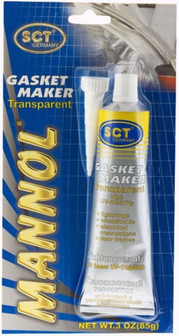 329 р. Герметик прокладка прозрачный 85г -40С+180С Gasket Maker 9916 MANNOL MANNOL 2410  с доставкой в г. Кемерово. Увеличить фотографию 1