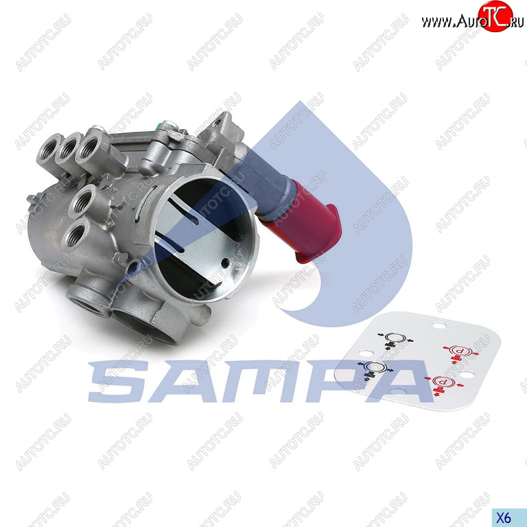 10 299 р. Клапан аварийного растормаживания DAF SCANIA SCHMITZ SAMPA SAMPA 092.140  с доставкой в г. Кемерово