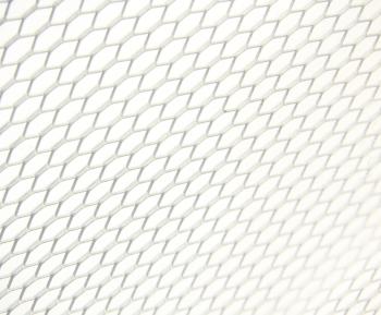 549 р. Решетка радиатора сетка (серебро) 100х25см (соты) GRILLE TUNING GRILLE TUNING 100х25 (соты) silver  с доставкой в г. Кемерово. Увеличить фотографию 1