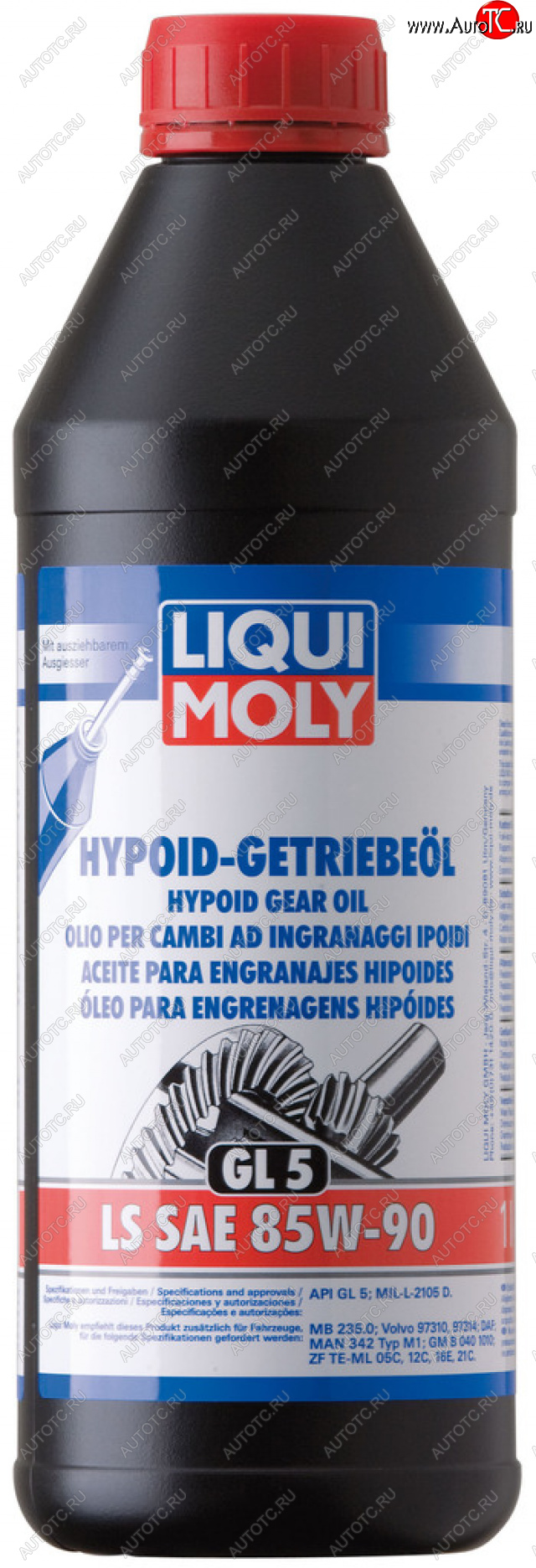 1 679 р. Масло трансмиссионное GETRIEBEOIL LS GL-5 85W90 1л LIQUI MOLY LIQUI MOLY 1410  с доставкой в г. Кемерово