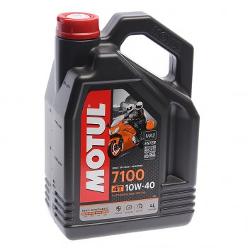 8 199 р. Масло моторное для 4-х тактных двигателей 7100 ESTER 4T 10W40 синт.4л MOTUL MOTUL 112122  с доставкой в г. Кемерово. Увеличить фотографию 1