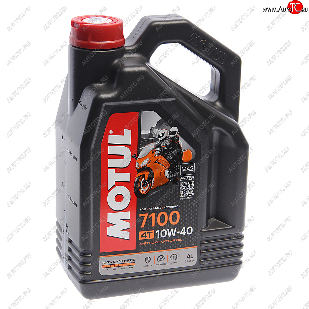 8 199 р. Масло моторное для 4-х тактных двигателей 7100 ESTER 4T 10W40 синт.4л MOTUL MOTUL 112122  с доставкой в г. Кемерово