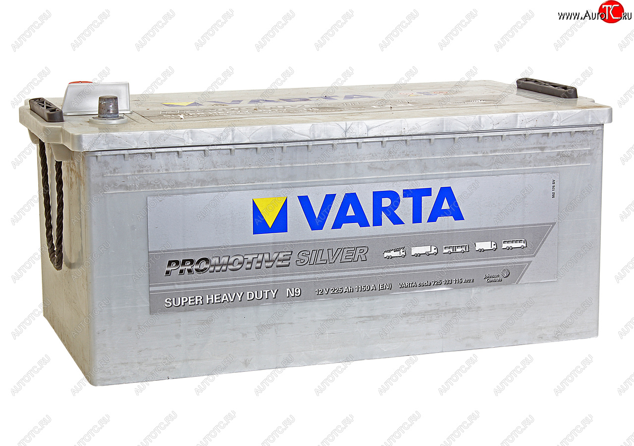 46 899 р. Аккумулятор VARTA Promotive Silver 225Ач обратная полярность VARTA 6ст225(3) n9  с доставкой в г. Кемерово