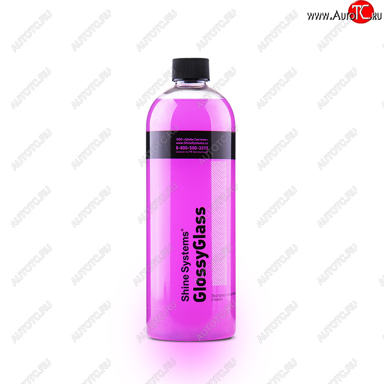 161 р. Очиститель стекол 750мл GlossyGlass SHINE SYSTEMS SHINE SYSTEMS ss828  с доставкой в г. Кемерово