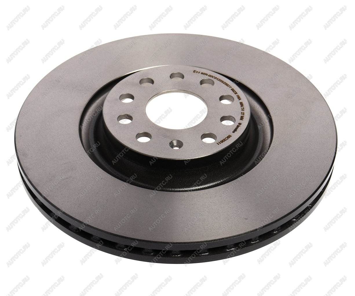 10 899 р. Диск тормозной VW Golf (12-) AUDI A3 (12-) SKODA Octavia (12-) передний вентилируемый (1шт.) BREMBO BREMBO 09c30611  с доставкой в г. Кемерово