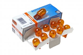 369 р. Лампа 12V WY21W W3x16d желтая OSRAM OSRAM 7504  с доставкой в г. Кемерово. Увеличить фотографию 1