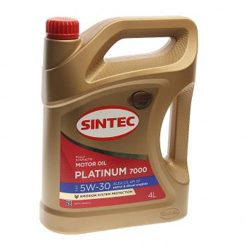 2 079 р. Масло моторное Platinum 7000 C3SP 5W30 синт.4л SINTEC SINTEC 600149  с доставкой в г. Кемерово. Увеличить фотографию 1