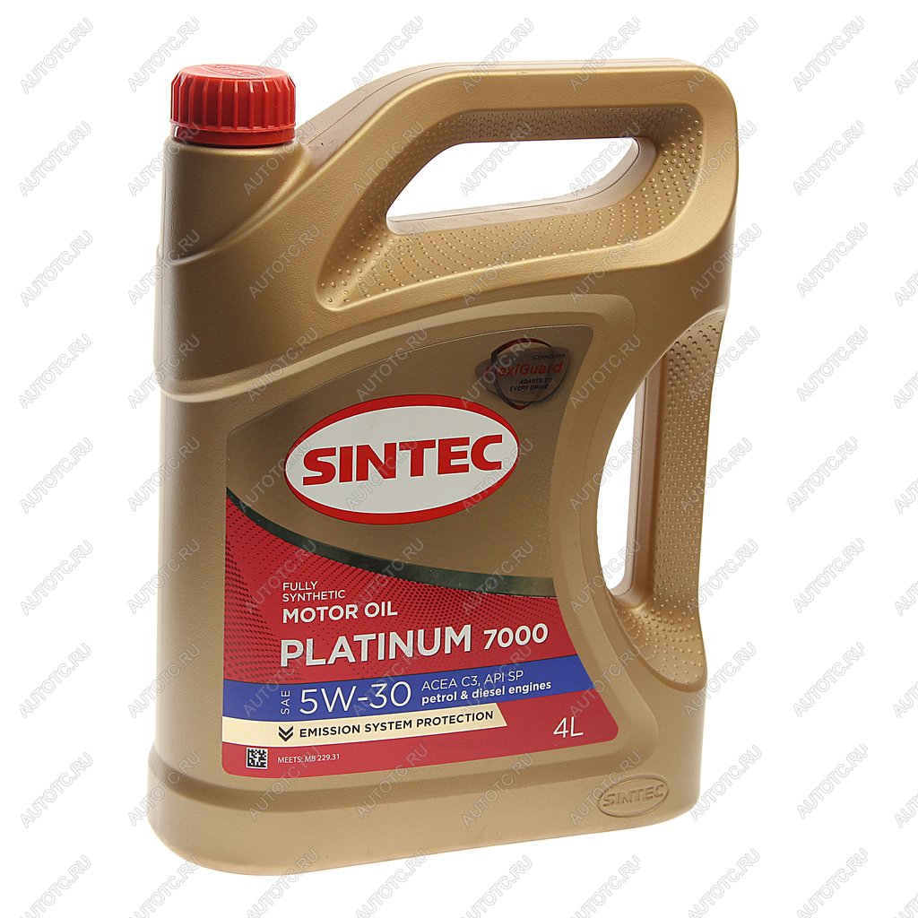 2 079 р. Масло моторное Platinum 7000 C3SP 5W30 синт.4л SINTEC SINTEC 600149  с доставкой в г. Кемерово