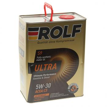 4 649 р. Масло моторное Ultra C3 5W30 синт.4л ROLF ROLF 322936  с доставкой в г. Кемерово. Увеличить фотографию 1