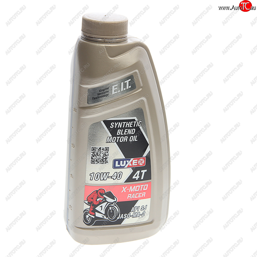 499 р. Масло моторное для 4-х тактных двигателей X-MOTO RACER SJ 4T 10W40 псинт.1л LUXE LUXE 30419  с доставкой в г. Кемерово