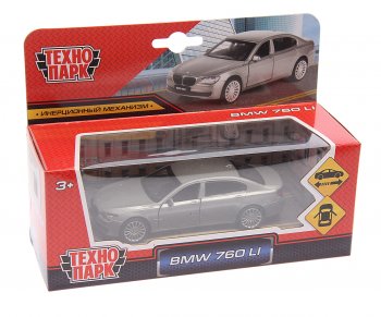 889 р. Модель автомобиля BMW 760LI металлическая ТЕХНОПАРК ТЕХНОПАРК 67314  с доставкой в г. Кемерово. Увеличить фотографию 1