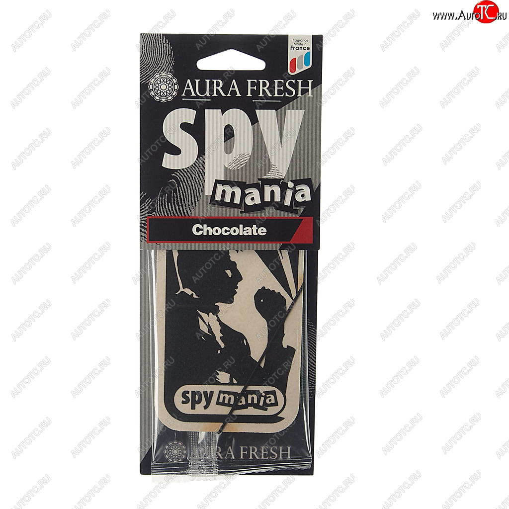90 р. Ароматизатор подвесной картонный (chocolate) Spy Mania AURA FRESH AURA FRESH 23100  с доставкой в г. Кемерово
