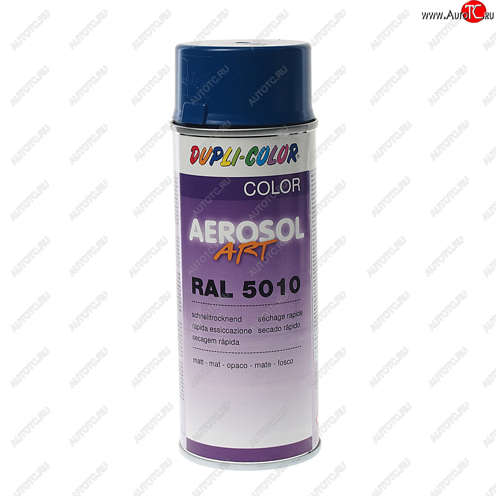 214 р. Краска синяя матовая 400мл RAL5010 DUPLI COLOR DUPLI COLOR 741470  с доставкой в г. Кемерово