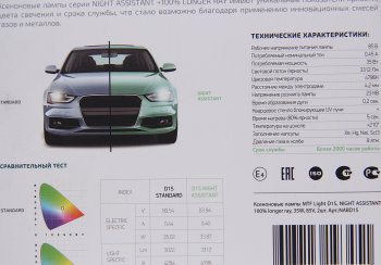 9 399 р. Лампа ксеноновая D1S 4600K бокс (2шт.) MTF MTF nabd1s  с доставкой в г. Кемерово. Увеличить фотографию 3