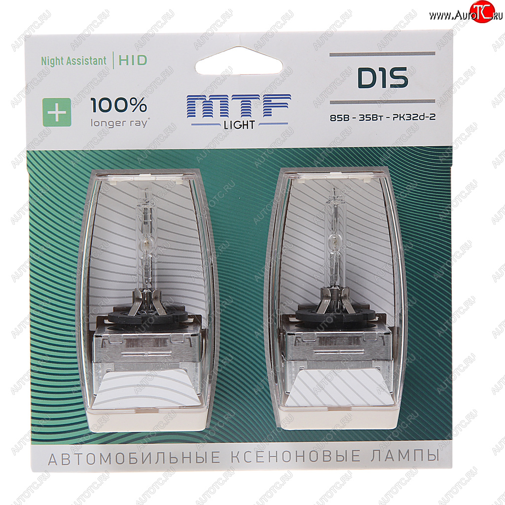 9 399 р. Лампа ксеноновая D1S 4600K бокс (2шт.) MTF MTF nabd1s  с доставкой в г. Кемерово