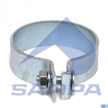 195 р. Хомут глушителя MAN (d=85.5) SAMPA SAMPA 020.340  с доставкой в г. Кемерово. Увеличить фотографию 1