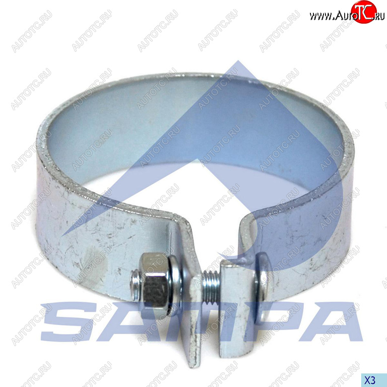195 р. Хомут глушителя MAN (d=85.5) SAMPA SAMPA 020.340  с доставкой в г. Кемерово