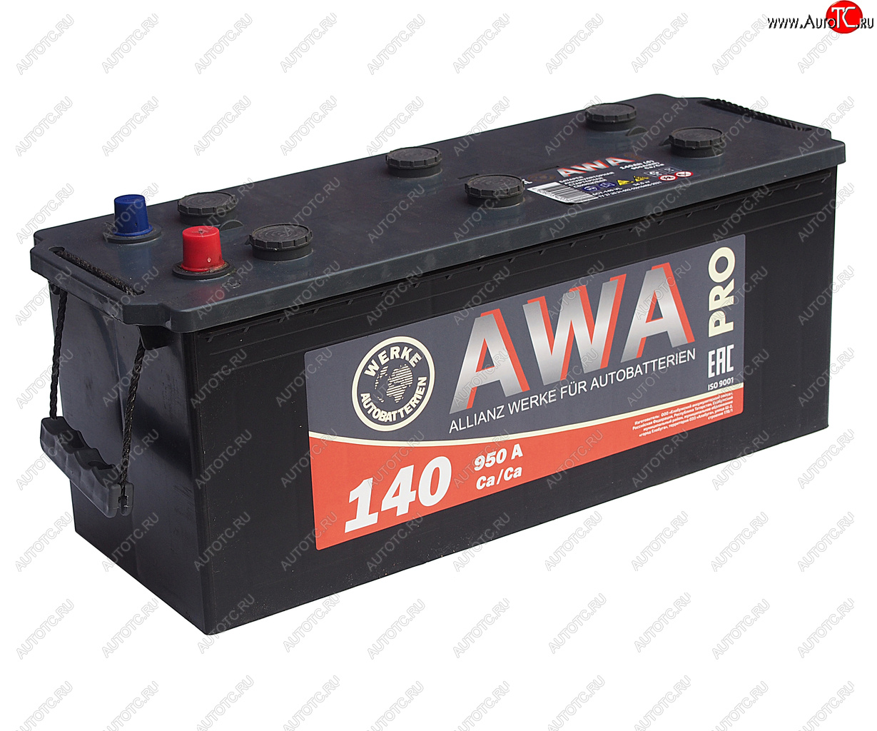 17 499 р. Аккумулятор AWA PRO 140Ач AWA 6ст140(4)  с доставкой в г. Кемерово