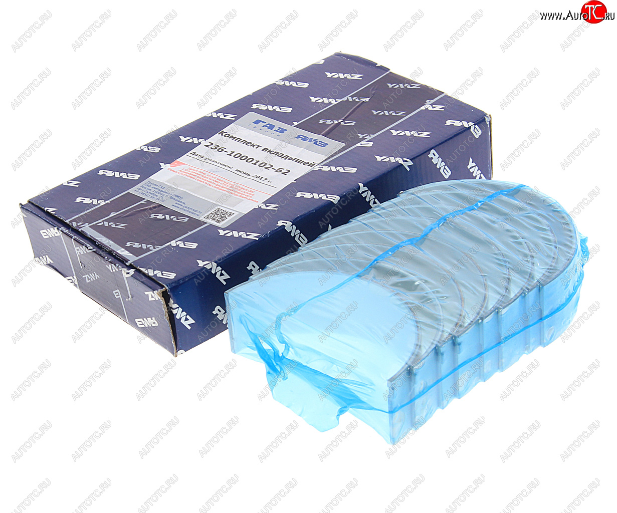 2 559 р. Вкладыши ЯМЗ-236 коренные d+0.00 АВТОДИЗЕЛЬ ЯМЗ 236-1000102-б2  с доставкой в г. Кемерово