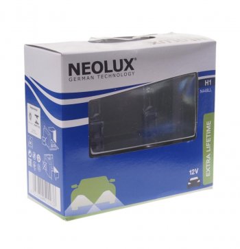 499 р. Лампа 12V H1 55W P14.5s 3200K 1550лм бокс (2шт.) Extra Lifetime NEOLUX NEOLUX n448ll-2scb  с доставкой в г. Кемерово. Увеличить фотографию 1