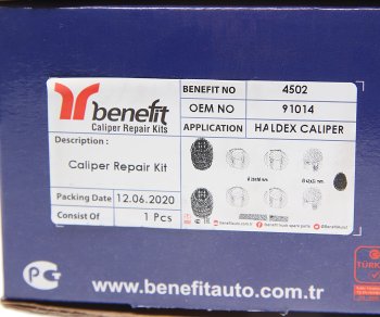 719 р. Ремкомплект суппорта HALDEX MODUL X (пятаки,пыльники) BENEFIT BENEFIT 4502  с доставкой в г. Кемерово. Увеличить фотографию 4