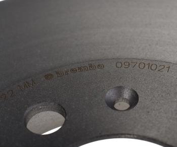 5 399 р. Диск тормозной VW Golf (97-06) AUDI A3 (99-06) передний вентилируемый (1шт.) BREMBO BREMBO 09.7010.21  с доставкой в г. Кемерово. Увеличить фотографию 5