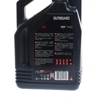 5 749 р. Масло моторное для 2-х тактных двигателей лодок OUTBOARD 2T мин.5л MOTUL MOTUL 101734  с доставкой в г. Кемерово. Увеличить фотографию 2