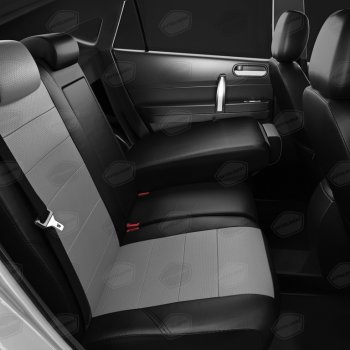 6 499 р. Авточехлы ГАЗель Next (3 высоких) экокожа черно-серые комплект AVTOLIDER AVTOLIDER gz30-0104-ec02  с доставкой в г. Кемерово. Увеличить фотографию 6