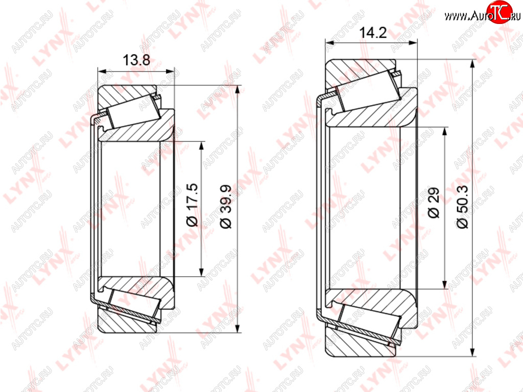 1 049 р. Подшипник ступицы DAEWOO Nexia CHEVROLET Lanos задней LYNX LYNX wb1124  с доставкой в г. Кемерово
